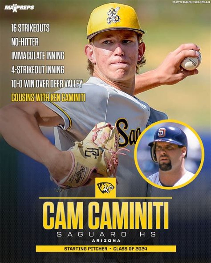 Cam Caminiti And Ken's Baseball Legacy