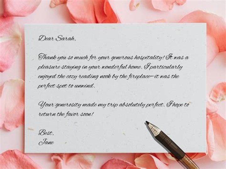 Crafting Heartfelt Thank You For Hospitality Messages