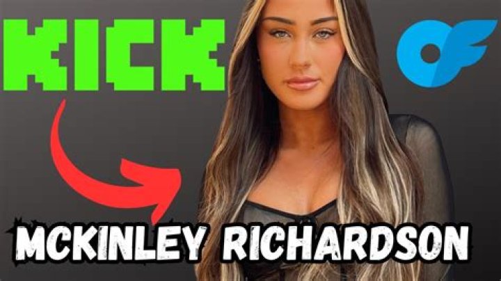 McKinley Richardson's OnlyFans Leak Exposed